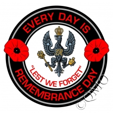 Kings Royal Hussars Remembrance Day Sticker